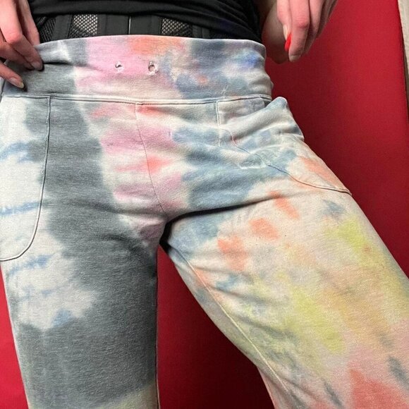 Everlast / Pastel tie dye bell bottom sweatpants​​​​​​​​​ - Picture 3 of 6